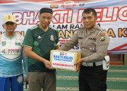 Satlantas Polres Pasuruan Gelar Bakti Religi Dalam Rangka Hari Bhayangkara Ke-78