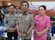 Sambut Hut Bhayangkara Ke 78, Polresta Sidoarjo Gebyar Donor Darah 