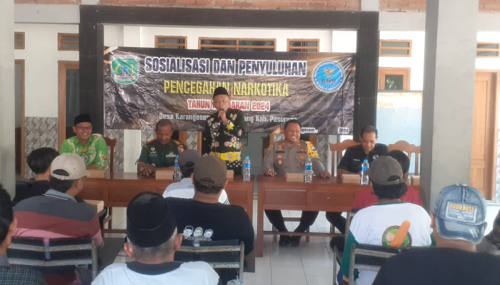 Bnnk Pasuruan Dan Forkopimca Lumbang Sosialisasi Penyuluhan Pencegahan Narkoba Sejak Dini