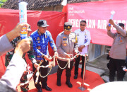 Bahagianya Warga Karanganyar Dapat Kado Sumur Bor Di Hari Bhayangkara Ke -78 Dari Polres Ngawi