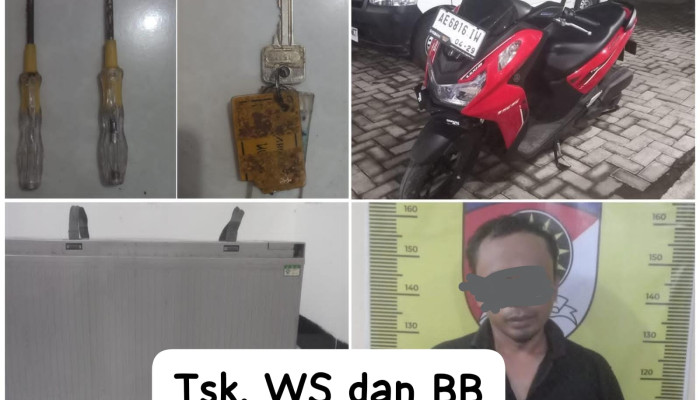 Polres Nganjuk Amankan Pelaku Pencurian Battery Tower Bts, Ditangkap Saat Melakukan Aksi