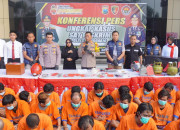 Operasi Sikat Semeru 2024, Satreskrim Polresta Sidoarjo Dan Polsek Jajaran Panen 70 Tersangka 