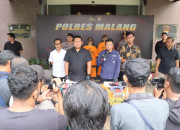 Polres Malang Bongkar Peredaran Narkoba Jaringan Lapas, 2 Kilogram Ganja Siap Edar Disita