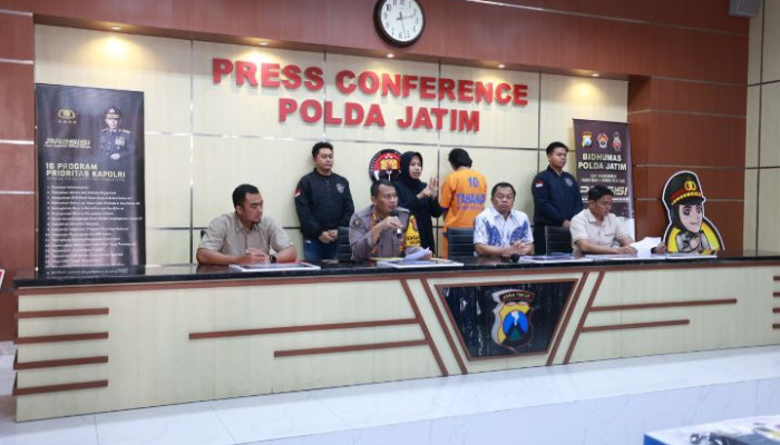 Polda Jatim Amankan Tersangka Pembuat Konten Asusila Anak Di Bawah Umur Raup Keuntungan 6000 Dollar Us