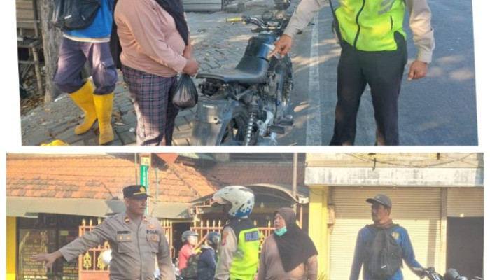 Antisipasi Kecelakaan, Sat Lantas Polsek Tanggulangin Tegur Dan Berhentikan Motor Protolan