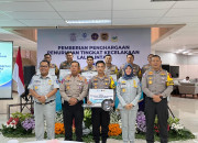 Pt Jasa Raharja Jatim Berkolaborasi Dengan Korlantas Polri, Gelar Awarding Penurunan Tingkat Laka Lantas Daerah Jatim