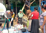 Kado Hari Bhayangkara Ke – 78 Polres Jember Bangun Sumur Bor Bantu 125 Kk Warga Atasi Dampak Kekeringan