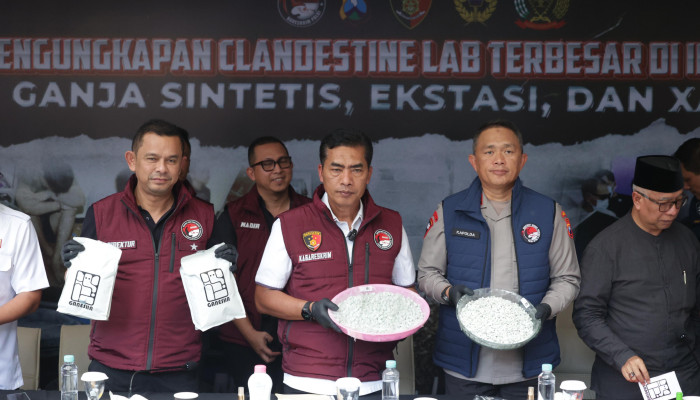 Polri Berhasil Bongkar Pabrik Narkoba Di Malang Berkedok Kantor Eo