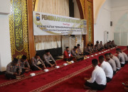 Tingkatkan Iman Dan Taqwa, Polres Pasuruan Gelar Binrohtal Rutin Dan Santunan Anak Yatim