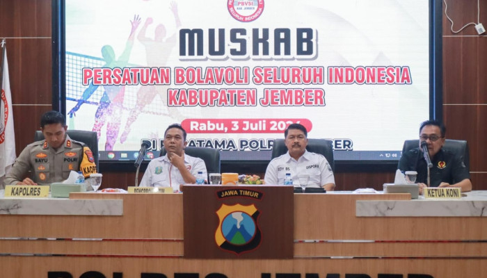 Hasil Muskab Pbvsi Di Jember Akbp Bayu Pratama Gubunagi Terpilih Jadi Ketua