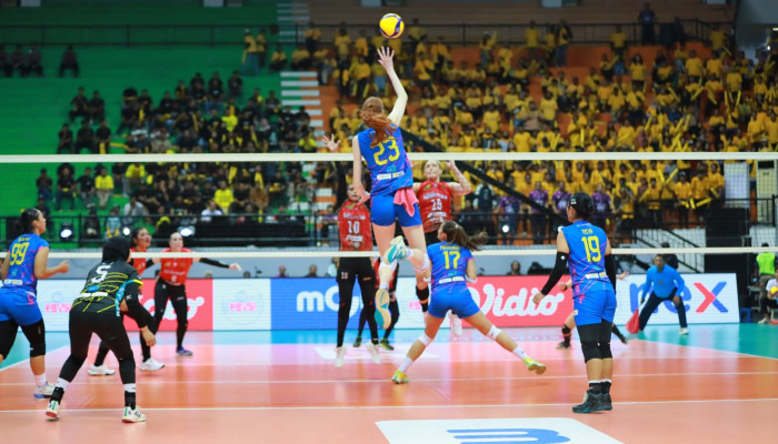 Kemenangan Fenomenal! Jakarta Electric Pln Tumbangkan Pospsivo Polwan Di Pertandingan Perdana Final Four Proliga 2024