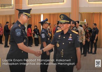 Pesan KaKanwil Jatim kepada 6 Pejabat UPT Pemasyarakatan Usai Dilantik