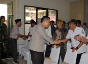 Gelar Silaturahmin Dengan Kades Se-Kabupaten Nganjuk, Kapolres Ajak Pelihara Kamtibmas