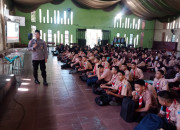 Masa Pengenalan Lingkungan Sekolah (Mpls), Polres Pasuruan Berikan Penyuluhan Kenakalan Remaja
