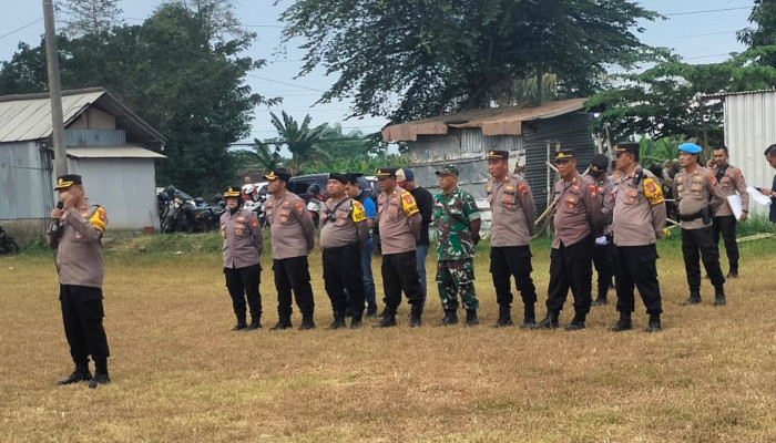 Siap Mengamankan Pengesahan Warga Psht, Polres Pasuruan Gelar Apel Gabungan