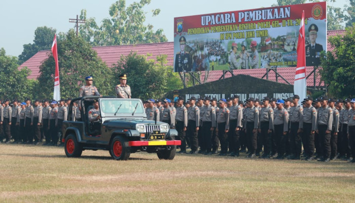 Wakapolda Jatim Pimpin Upacara Pembukaan Diktuba Polri Gelombang Ii Tahun 2024