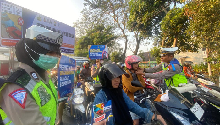 Sepekan Operasi Patuh Semeru 2024, Polres Malang Gencar Sosialisasi Tertib Lalu Lintas