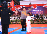 Kapolri Buka National Open Karate Championship Di Pakansari Bogor
