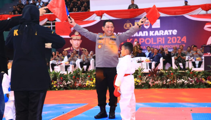 Kapolri Buka National Open Karate Championship Di Pakansari Bogor