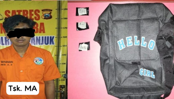 Pengedar Sabu Ditangkap Di Nganjuk, 2,04 Gram Sabu Disita