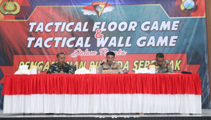 Polresta Sidoarjo Gelar Tfg Dan Twg Pengamanan Pilkada Serentak 2024
