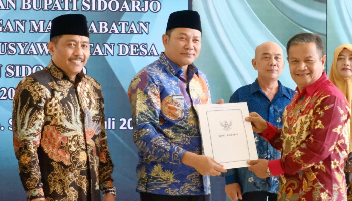 315 Anggota Bpd Se-Kabupaten Sidoarjo Terima Sk Perpanjangan Masa Jabatan