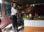 Tasyakuran Hut Bhayangkara Ke 78 Polsek Taman, Berbarengan Ucapan Rasa Syukur Kenaikan Pangkat Dua Personel 