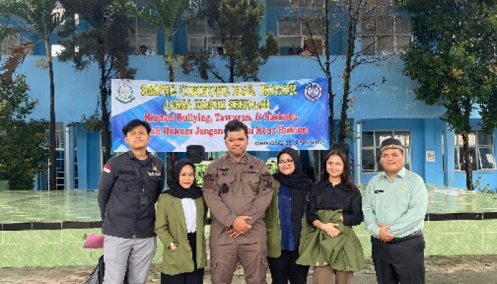 Kegiatan Program Jaksa Masuk Sekolah Oleh Bidang Intelijen Kejari Bogor Dan Mahasiswa Fakultas Hukum Upn Veteran Jawa Timur 
