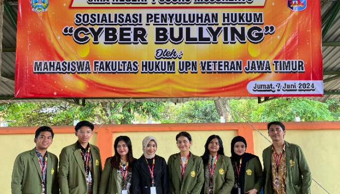 Sosialisasi Penyuluhan Hukum Bertema “Cyberbullying” Di Sman 1 Sooko Mojokerto Oleh Mahasiswa Upn “Veteran“Jawa Timur