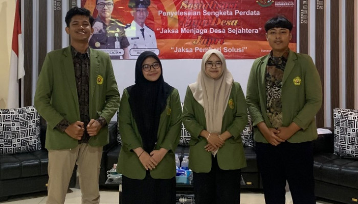 Mahasiswa Upn “Veteran” Jawa Timur Turut Hadir Dalam Program Jaga Desa Oleh Kejaksaan Negeri Batu
