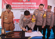 Kapolres Jember Resmikan Sumur Bor Bhayangkara Tatag Trawang Tungga Di Desa Candijati