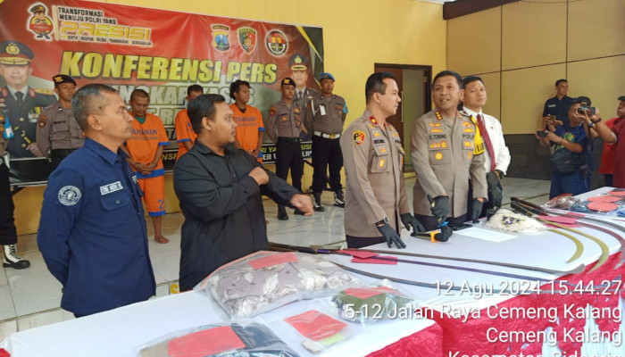 Satreskrim Polresta Sidoarjo Ringkus 3 Pelaku Pengeroyokan Di Spbu Lemah Putro 