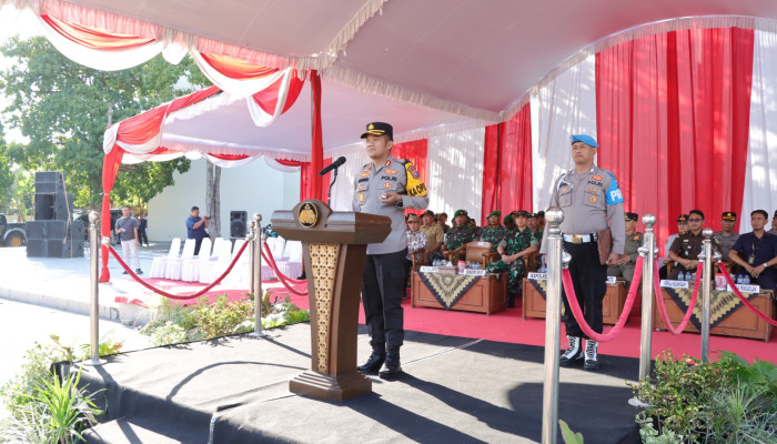 Gelar Simulasi Sispam Kota, Polres Nganjuk Tunjukkan Kesiapannya Dalam Netralisir Masalah Yang Timbul Dalam Tahapan Pilkada 2024