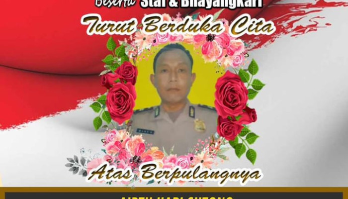 Telah Berpulang Ke Rahmatullah Personel Ba Unit Lantas Polsek Sidoarjo Kota