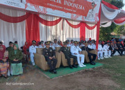 Dipimpin Camat Taman, Upacara Memperingati Hari Kemerdekaan Republik Indonesia Yang Ke – 79 Berlangsung Khidmat