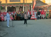 Pemdes Banjar Kemuning Melaksanakan Upacara Bendera Dan Karnaval Di Hut Ri Ke-79