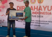 Pemdes Sedati Agung Gelar Jalan Sehat Dan Lomba Fashion Show