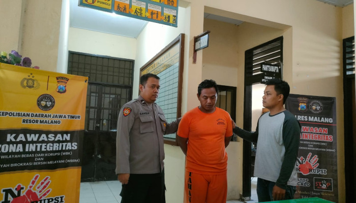 Bawa Kabur Motor Tetangga, Pria Di Malang Diringkus Polisi