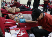Rangkaian Hut Polwan Ke-76 Diperingati Dengan Donor Darah