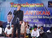 Jelang Pelantikan, Aditya Indra Putra Mualim Anggota Dprd Sidoarjo Terpilih Masa Jabatan 2024 – 2029 Gelar Tasyakuran Dengan Sholawatan Dan Ceramah Agama