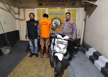 Kurang dari 24 jam Polisi Berhasil Ungkap Curanmor di Gresik Satu Tersangka Diamankan
