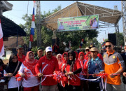 Dihadiri Bupati Mojokerto, Mahasiswa Kkn Bela Negara Upn “Veteran”  Jawa Timur Bersama Warga Jatipasar Sukses Menggelar Cfd Di Desa  Jatipasar