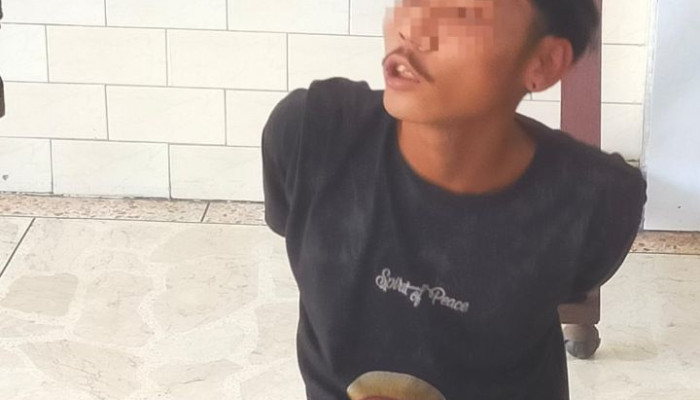 Pencuri Sepeda Di Taman Sidoarjo Lolos Dari Amukan Warga Setelah Diamankan Anggota Tni