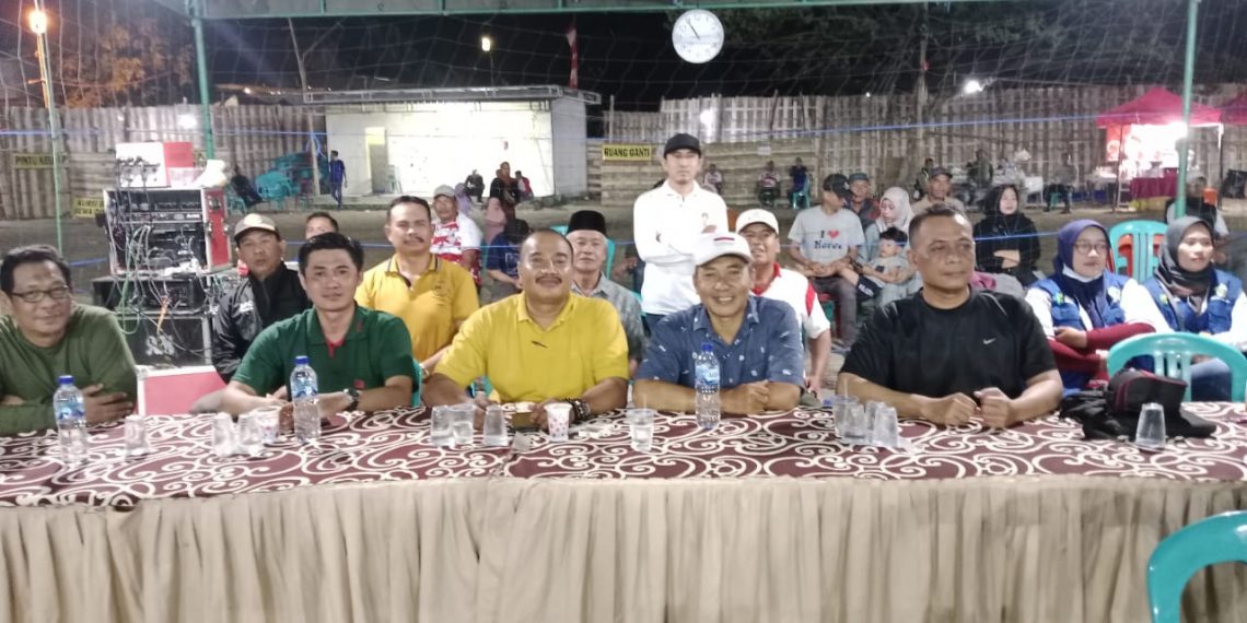 Rombongan BPD Kunjungi Turnamen Bola Voli Kepala Desa Cup Kabupaten Gresik 2024