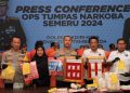 Polres Kediri Kota Berhasil Amankan Belasan Tersangka Penyalahgunaan Narkoba, Satu Diantaranya Wanita