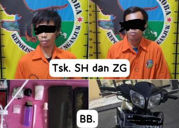 Polres Nganjuk Ungkap Kasus Narkotika Jenis Sabu: Dua Tersangka Diamankan