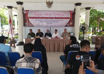 Forkopimca Gedangan, PPK dan Panwascam Resmi Membuka Rapat Pleno Penghitungan Suara