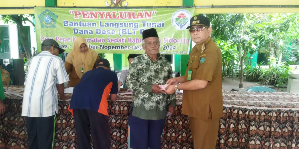 Pemdes Pepe Bagikan BLT DD Tahap IV  Kepada 90 KPM