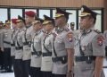 Kapolresta Sidoarjo Pimpin Sertijab Pejabat Utama dan Kapolsek Waru
