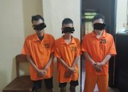 Polres Nganjuk Tangkap Tiga Pelaku Pengeroyokan Di Baron, Kejadian Dipicu Saling Ejek Saat Malam Tahun Baru